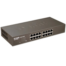 Load image into Gallery viewer, D-Link DES-1016A 16-Port Basic switching RJ-45 Fast Ethernet ports 100Mbps Unmanaged Switch, Full duplex, 3.2 Gbit/s switching Capacity, DC-in jack