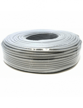 Load image into Gallery viewer, Acconet 100-meters LAN Cable Roll, CCA, SF/UTP CAT5e Network Cable, Foil, Braiding, Grey (for Indoor Use) - Solid Core LAN Cable - CAT5-100-STP