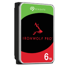 Load image into Gallery viewer, Seagate Ironwolf Pro ST6000NT001 6TB 3.5'' HDD NAS Drives 7200 RPM; SATA 6GB/s Interface; 256MB Cache;550TB/Year; Unlimited Bays