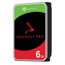 Load image into Gallery viewer, Seagate Ironwolf Pro ST6000NT001 6TB 3.5'' HDD NAS Drives 7200 RPM; SATA 6GB/s Interface; 256MB Cache;550TB/Year; Unlimited Bays