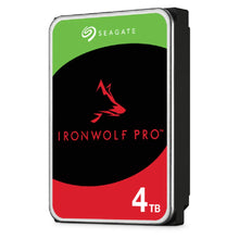Load image into Gallery viewer, Seagate Ironwolf Pro ST4000NT001 4TB 3.5'' HDD NAS Drives 7200 RPM; SATA 6GB/s Interface; 256MB Cache; 550TB/Year; Unlimited Bays