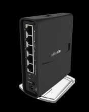 Load image into Gallery viewer, MikroTik hAP ac2 tower Dual chain 2.4/5GHz Desktop Wi-Fi Router, Black, Quad core, 128MB, 802.11 b/g/n/ac, 2.5dBi gain, L4, 5x 10/100/1000 Mbps Ports