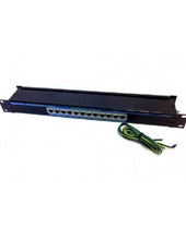 Load image into Gallery viewer, Clearline CL-LAN-12 12 Port Gigabit Inline Protector, Protects fast gigabit ethernet LAN equipment, Cat 5e Patch Leads Included