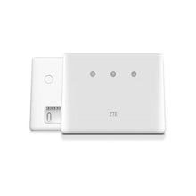 Load image into Gallery viewer, ZTE 4G CAT 4 LTE WiFi 4 Indoor Router, 802.11 b/g/n 2.4GHz up to 300Mbps, 1 x FE, WAN/LAN, 150 Mbps download, 50 Mbps upload | ZTE-LTE-MF293N