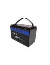 Load image into Gallery viewer, Uniross 12.8V 100Ah, 1.28kWh Lithium Phosphate battery, LiFePO4, Charge @ 20A (Max 100A) Discharge @ 100A (Max 100A) IP56 Rated, UR-BAT-LiFePO4-12-100