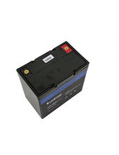 Load image into Gallery viewer, Uniross 12.8V 50Ah 640Wh Lithium Phosphate Li-FePO4 battery, Charge @ 10A (Max 50A), Discharge @ 50A (Max 50A), IP56 Rated, UPS and Solar Batteries