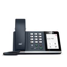 Load image into Gallery viewer, Yealink MP54 Desktop VoIP Phone for Microsoft Teams conference calls, featuring 2x Ethernet ports 10/100/1000 PoE, Noise proof technology, touchscreen