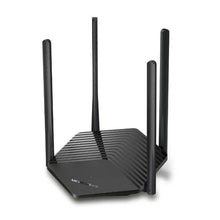 Load image into Gallery viewer, Mercusys AX1500 WiFi 6 Router, 300 Mbps at 2.4 GHz + 1201 Mbps at 5 GHz, 4× Fixed External Antennas, 2× Gigabit LAN Ports, 1× Gigabit WAN Port, wPA3