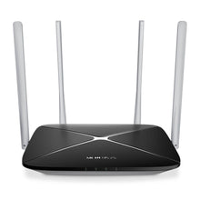 Load image into Gallery viewer, Mercusys AC1200 Wireless Dual Band Router, 300 Mbps at 2.4 GHz + 867 Mbps at 5 GHz, 4× Fixed External Antennas, 3× 10/100Mbps LAN Ports, 1× 10/100Mbps