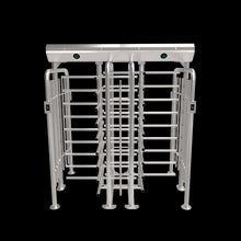 Load image into Gallery viewer, ZKTeco Four Arm Full Height Double Turnstile, FHT2400D Series, Double lane, Contains Drive Control board, Includes Power Supply, Excl Access Terminals