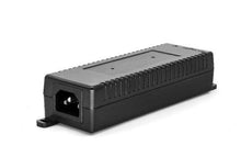 Load image into Gallery viewer, Gigabit Power over Ethernet Injector, 48V, 0.575A, Passive, 30W IEC Input Plug, Passive PoE unit, can power 48V passive PoE devices, Kettle Cord Input