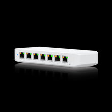 Load image into Gallery viewer, Ubiquiti UniFi Ultra 8 port 60W PoE Switch, 60W PSU Included, 7× GbE PoE+ output ports, 1×GbE port with optional PoE++ input, 52W PoE with PSU adapter