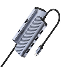 Load image into Gallery viewer, Cudy 6-in-1 4K 5Gbps USB-C HDMI Hub, 4K 30Hz Output via HDMI 1.4, 4× 5 Gbps USB-A 3.2 Gen 1, Works with PC, Mac, iPad, iPhone, Android | UH500