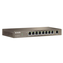 Load image into Gallery viewer, Tenda 9-Port Gigabit PoE Desktop Switch, Desktop, 1Gbps, 8-port PoE, Maximum 30W per port, 1 x 1Gbps, 220V PSU included | TEG1009P-EI