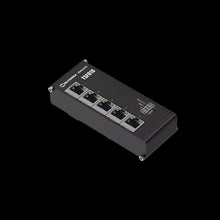 Load image into Gallery viewer, Teltonika Industrial Flat Ethernet Switch, 5x Ethernet ports, 10/100Mbps, supports auto MDI/MDIX crossover, 3-pin industrial DC power socket | TSF010