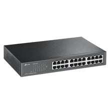 Load image into Gallery viewer, TP-Link 24-port Unmanaged Switch, 1U, 24× 10/100M RJ45 ports, Innovative energy-efficient technology saves power up to 75%, Supports auto MDI/MDIX