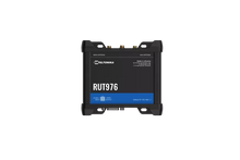 Load image into Gallery viewer, Teltonika RedCap 5G Industrial Router Auto failover - Dual SIM, 1x WAN, 3x LAN, 2x I/O, BACnet, SD Card, 10/100 ports, RS232, RS485, and I/Os RUT976
