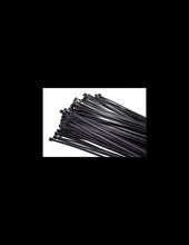 Load image into Gallery viewer, Acconet 100 Pack Black 370x4.8mm Cable Tie, made from durable Nylon 66, Cabling & Cabinets, LAN Cable & Connectors, Utilities | AC-CT-370x48-B