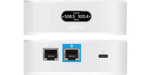 Load image into Gallery viewer, Ubiquiti AmpliFi Instant Kit, 1 x Router, 1x Gigabit Ethernet port, a WAN port, an Ethernet cable, and 1x MeshPoint with an Ethernet port, AFI-INS-Kit