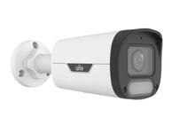 Load image into Gallery viewer, UNV - Ultra H.265 2MP ColorHunter with Wise-ISP Fixed Bullet IP Camera Supports 30fps Owlview, Built-in mic, 30m warm white LED IPC2312LE-ADF40KM-WP