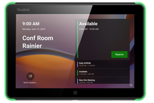 Load image into Gallery viewer, Yealink 10.1" Room Scheduling Panel in Black, MS Teams Certified, 8" LCD Panel,1280 × 800 Resolution,10 points capacitive multi-touch, 2× Array Mics