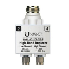 Load image into Gallery viewer, Ubiquiti UISP - airFiber - 11FX High Band Duplexer Accessory, High Channel 10.940 - 11.200 GHz, Low Channel 11.440 - 11.700 GHz, UBAF-AF-11FX-Dup-h