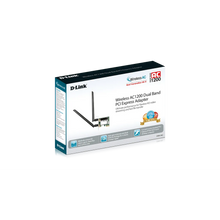 Load image into Gallery viewer, D-Link DWA-582 Wireless AC1300 Dual Band PCI Express Adapter, WLAN, Maximum data transfer rate 867 Mbit/s, Top Wi-Fi standard: Wi-Fi 4 (802.11n)