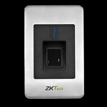 Load image into Gallery viewer, ZKTeco - Flush mounted RS 485 Fingerprint reader, SilkID fingerprint sensor, Stainless steel casing, RS-485 Interface, Flush-mounted design, ZKAC00198