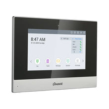 Load image into Gallery viewer, Dnake 7" Indoor Monitor Smart Lite App Version, 7" TFT LCD, 800x480 pixel, Supports up to 8 IP cameras, PoE support, 8 Alarm zones, 2×10/100Mbps Ports