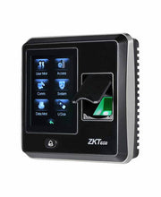 Load image into Gallery viewer, ZKTeco - Touch screen Access Control, Time and Attendance, 2.8 touch screen, TCP/IP, RS485, Up to 24 user-defined schedules, Requires ZK-PSU and Cable