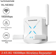 Load image into Gallery viewer, 300-3000Mbps Wireless Repeater Router Extender 2.4G 5.8G Signal Amplifier WiFi 6 Home Repetidor WiFi Long Range Booster