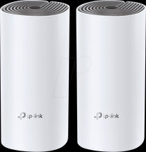 Load image into Gallery viewer, TP-Link Deco E4 AC1200 router Whole-Home Mesh System (2 Pack), Wi-Fi router, MU-MIMO, Qualcomm CPU, 2 x FE Ports, Beamforming, Alexa Supported