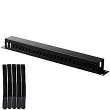 Load image into Gallery viewer, Acconet Server Rack Cable Management Bracket 1U, Black, Sever Rack Accessory, Cabling and Cabinets, Cabinets and Racks, Bracket Accessories, RM-cm-1U