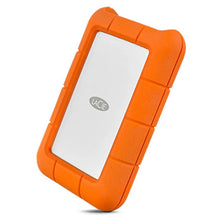Load image into Gallery viewer, Seagate LaCie STFR1000800 1TB Rugged Mini USB-C HDD; USB3.0; 1000 GB, 2.5", 3.2 Gen 1 (3.1 Gen 1), Drop; Crush and Rain Resistant, Orange,Silver