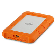 Load image into Gallery viewer, Seagate LaCie STFR4000800 4TB Rugged Mini USB-C; USB3.0; Drop; Crush and Rain Resistant, 2.5", 3.2 Gen 1 (3.1 Gen 1), 5400 RPM, Orange,Silver