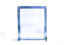 Load image into Gallery viewer, Square Wall Mount Brackets, 550mm Offset, 32-60mm, Two Clamp, Galvanised, Pole will be mounted 550mm from wall, Aluminium Poles and Wall Brackets