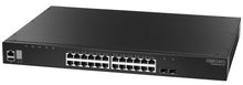 Load image into Gallery viewer, Edge-Core 28 Port Gigabit Layer 3 Switch, with 24x Gigabit LAN Ports, 2x SFP+ Ports, 1x Module slot, Stackable, DC Power Supply, EC-ECS4620-28T-DC
