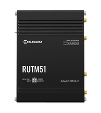 Load image into Gallery viewer, Teltonika Industrial 5G Dual SIM Router 2 Sim-slots, 1x WAN Port, 4x LAN, Backward compatible with 4G (LTE Cat 12), HTTP(S), MQTT, Azure MQTT RUTM51