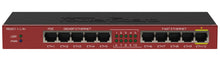 Load image into Gallery viewer, MikroTik RB2011iL-IN - Desktop Router with 5 Gigabit and 5× 10/100Mbps Ports, 600MHz CPU, 64MB RAM, RouterOS L4, PoE in/out, RB2011iL-IN