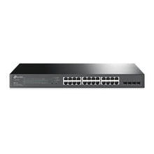 Load image into Gallery viewer, TP-Link Jetstream 24-Port Gigabit Smart PoE+ Switch, 802.3at/af, 250W Power Budget, L2+, L2/L3/L4 QoS, IGMP snooping, IPv6, Omada SDN Integration