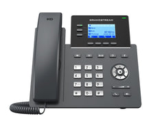 Load image into Gallery viewer, Grandstream GRP2603P 3-Line Gigabit Carrier Desk Phone With PoE, No PSU, 6 SIP accounts, up to 3 call appearances, Full-duplex speakerphone, HD audio