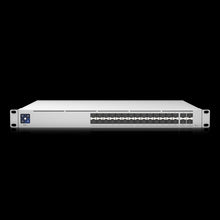Load image into Gallery viewer, Ubiquiti UniFi - Switch Pro-Aggregation, Layer 3 switch, 28x 10G SFP+ ports, 4x 25G SFP ports, 1.3"touch LCM with AR switch management, Fanless design