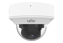 Load image into Gallery viewer, UNV Ultra H 265 P1 8MP WDR & LightHunter VF Motorised Deep Learning Dome Camera, Uniview Smart Analytics, 12V DC, PoE, IR 40m, 2.8-12mm, IP 67, IK10