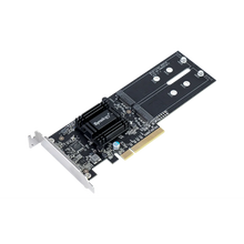 Load image into Gallery viewer, Synology M2D18 M.2 SATA SSD Adapter for: DS2419+; DS1819+; DS1618+; and more, PCIe, M.2, PCI 2.0, Product colour: Black