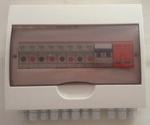 Load image into Gallery viewer, Acconet 250V Protection Box 4 Inputs 1 Output 50A Isolator 10A fuses, Power and Surge, UPS and Solar, Solar combiner boxes, AC-SOL-CBox-4iN
