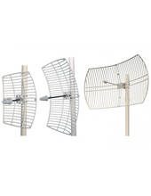 Load image into Gallery viewer, Acconet 5GHz Grid Antenna Outdoor CPE Wireless Bridge Antenna - 26 dBi, Wideband (5150-5850) - Beamwidth 6H, 9V - Outdoor WiFi, Antennas & Masts, Grid
