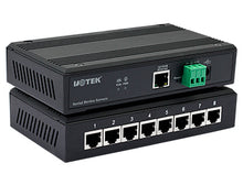 Load image into Gallery viewer, UOTEK 10 / 100M TCP IP to 8 Ports RS232 RS485 RS422 Serial Device Converter RJ45 RS-232 RS-485 RS-422 Adapter UT-6808