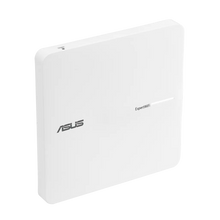 Load image into Gallery viewer, ASUS EBA63 ExpertWiFi AX3000 Dual-band PoE Router, 2402 Mbps + 574 Mbps, 2.4GHz 2x2 & 5GHz 2x2, PoE+, 200 devices, Wall/Ceiling Mount, AiMesh 2Pack