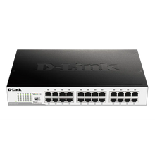 Load image into Gallery viewer, D-Link DGS-1024D 24-Port Gigabit Ethernet Switch, 24× 10/100/1000 RJ-45 ports, Unamanaged Switch, Full duplex, 48Gbit/s switching Capacity, Rackmount