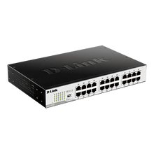 Load image into Gallery viewer, D-Link DGS-1024D 24-Port Gigabit Ethernet Switch, 24× 10/100/1000 RJ-45 ports, Unamanaged Switch, Full duplex, 48Gbit/s switching Capacity, Rackmount